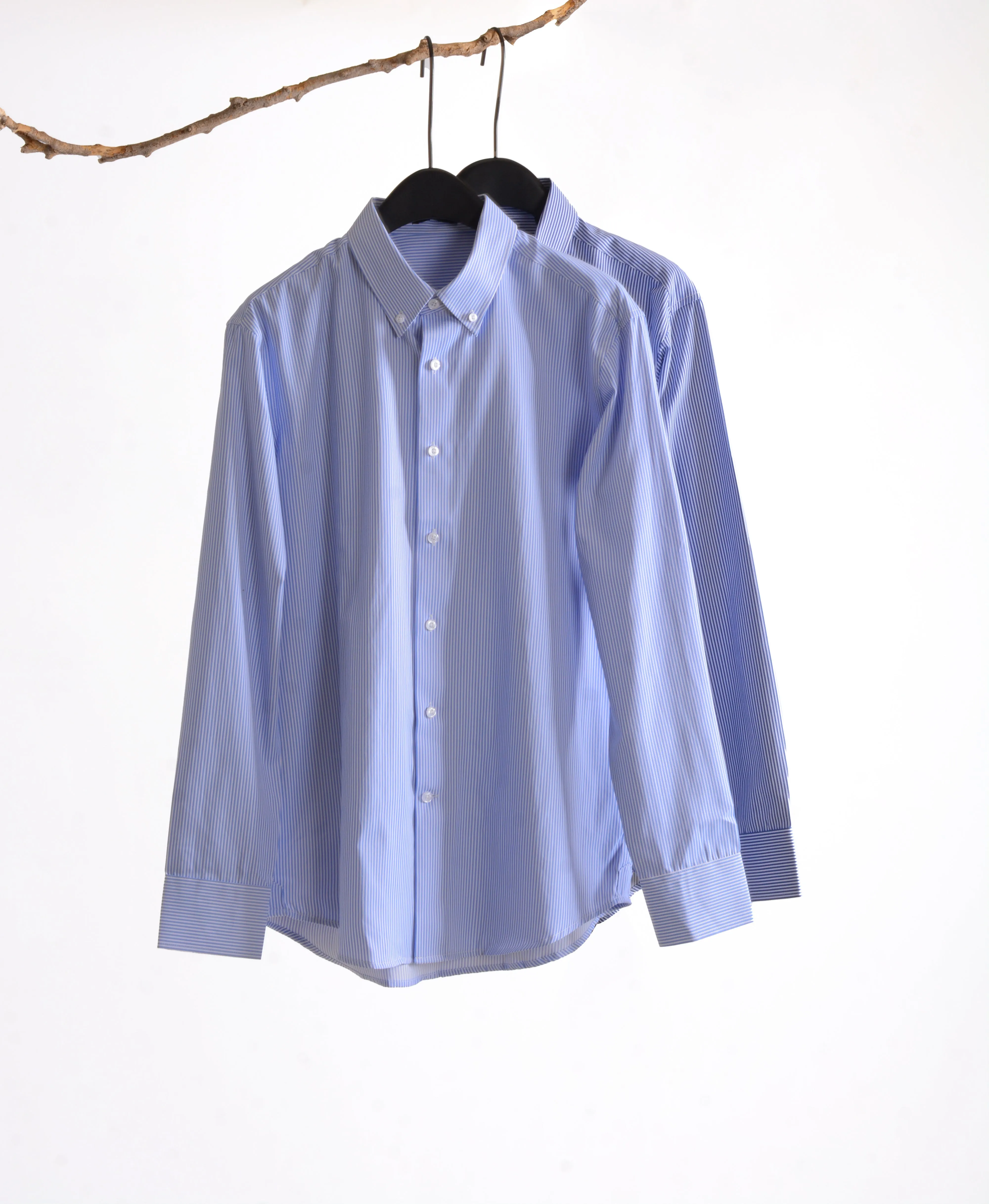 Long Sleeve Plain Shirt (Blue) 6832