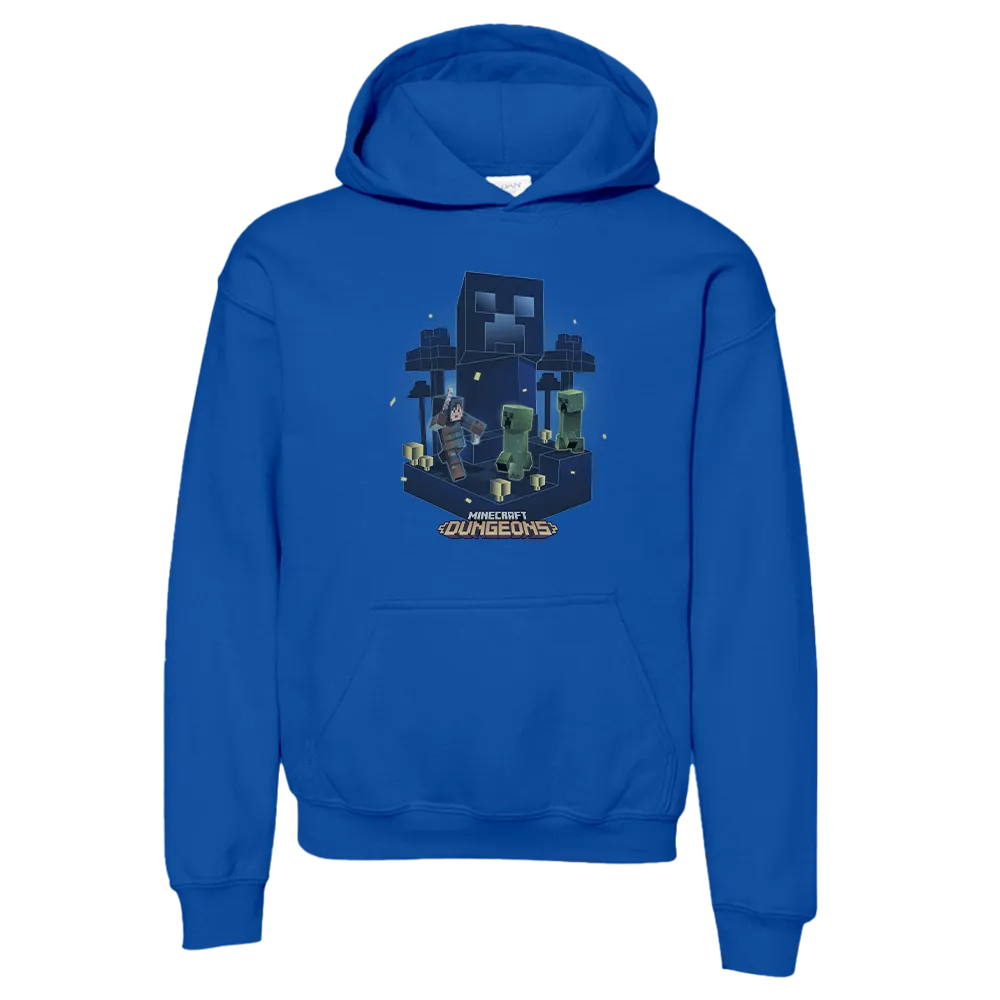 Minecraft Dungeons Creeper Kids Hoodie