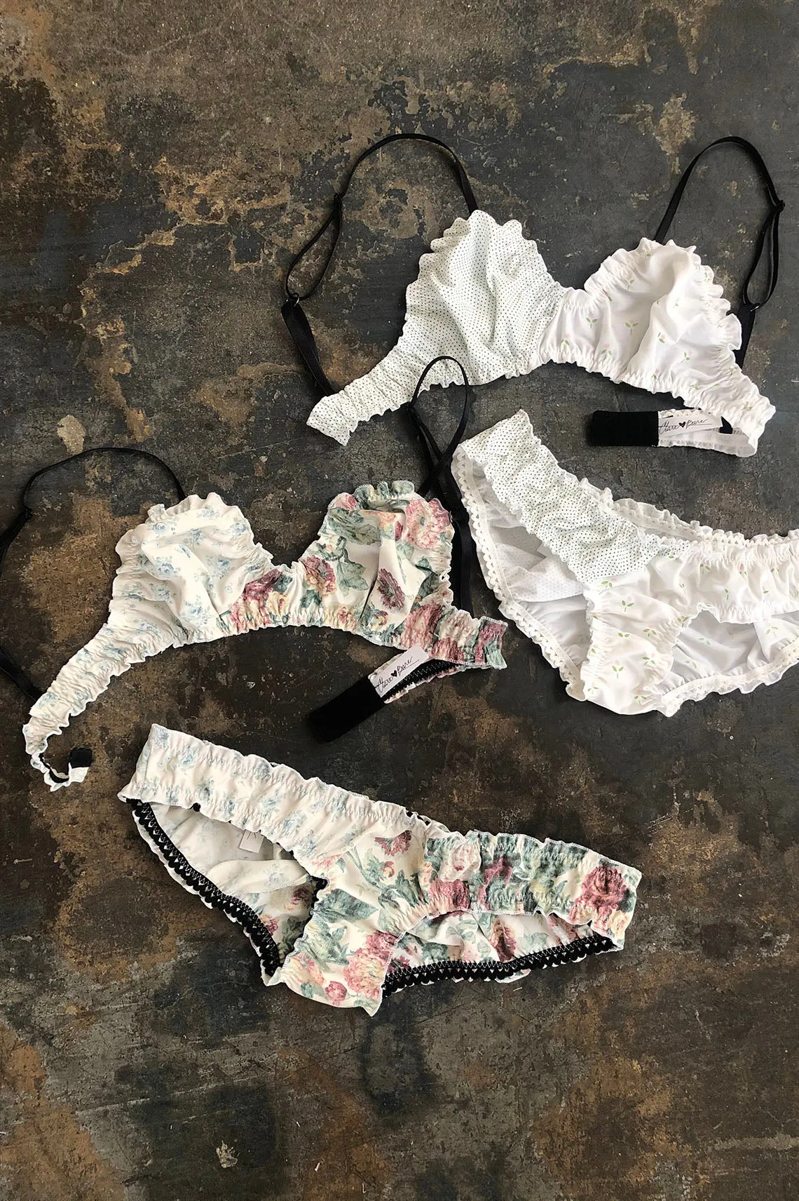 Mystery Print Dichotomy Bralette & Bloomer Set