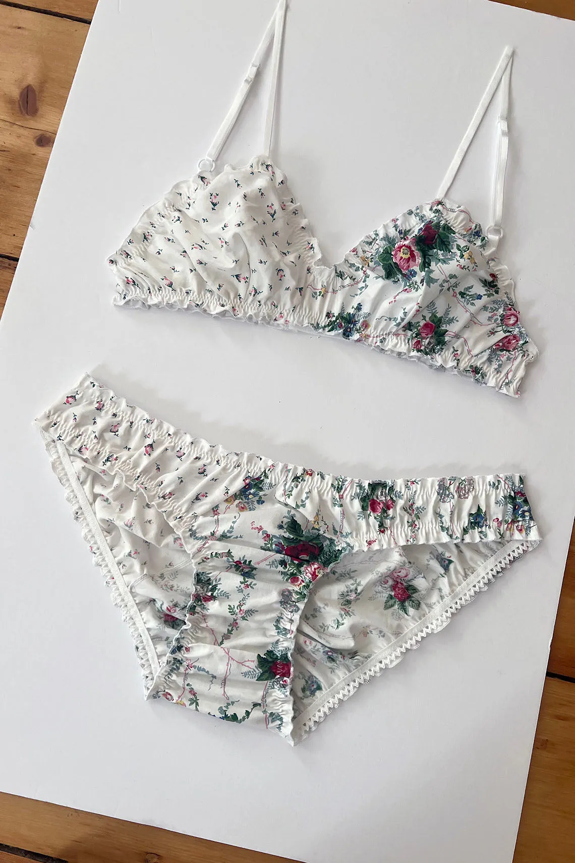 Mystery Print Dichotomy Bralette & Bloomer Set