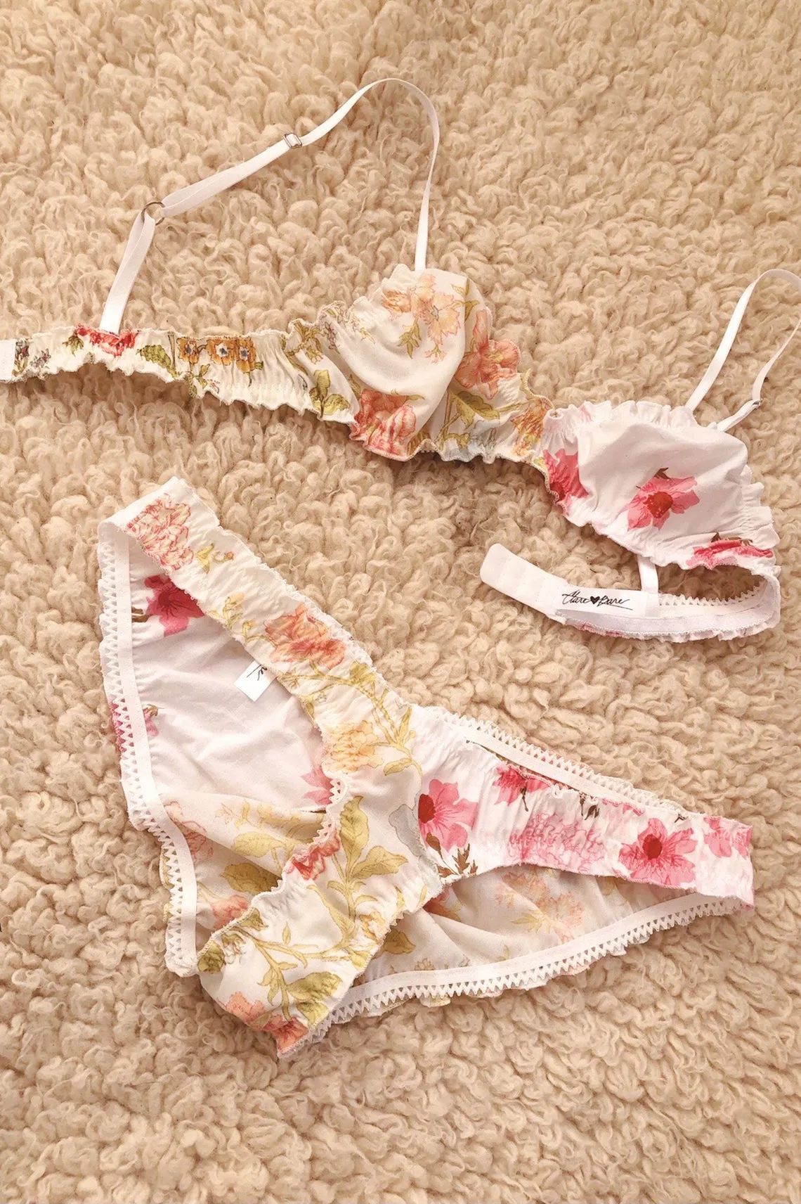 Mystery Print Dichotomy Bralette & Bloomer Set