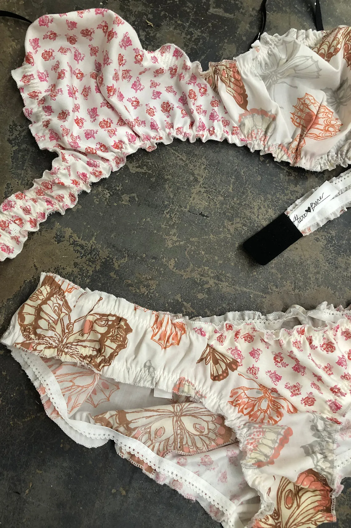 Mystery Print Dichotomy Bralette & Bloomer Set