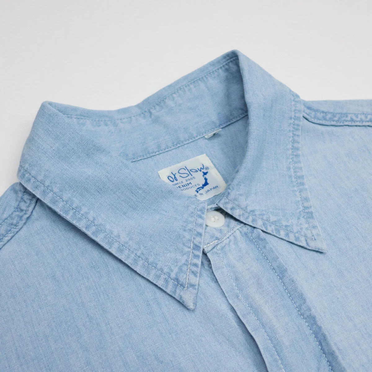 orSlow - Work Shirt - Chambray Bleach