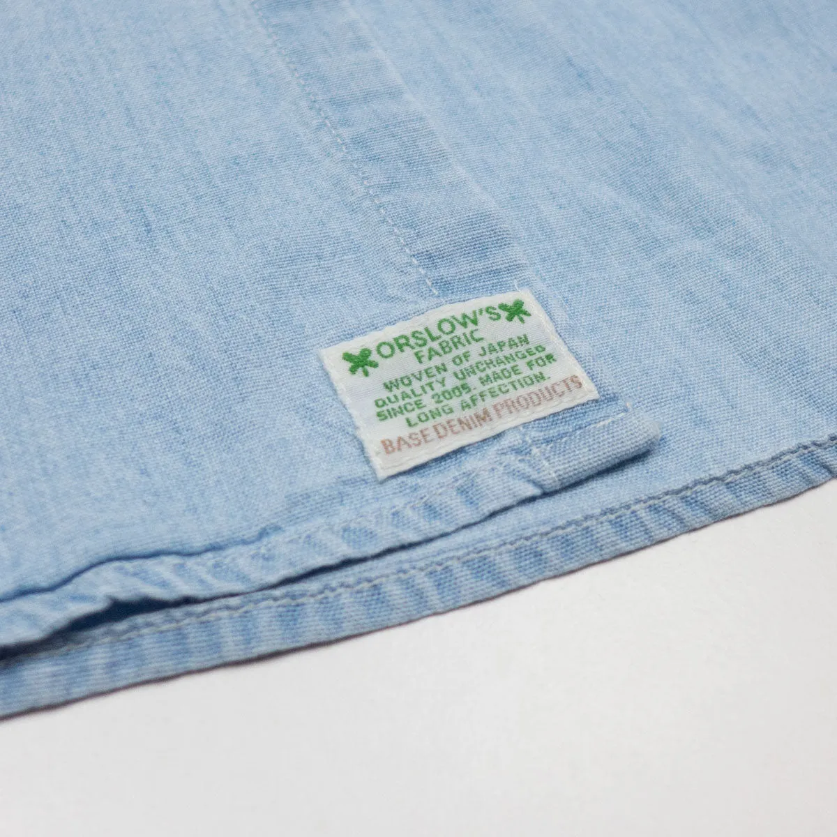 orSlow - Work Shirt - Chambray Bleach