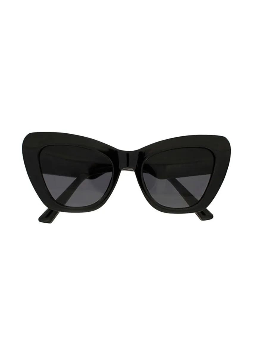 Saga Black Sunglasses