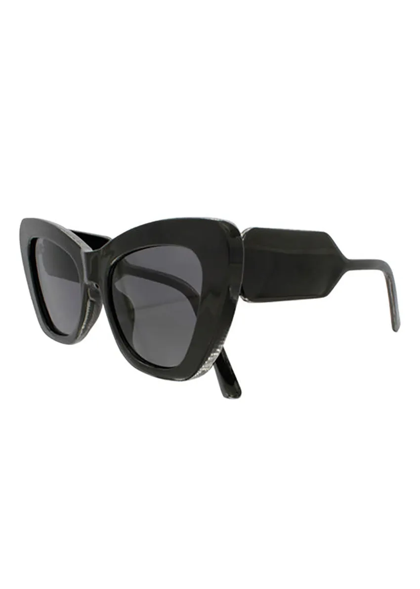 Saga Black Sunglasses