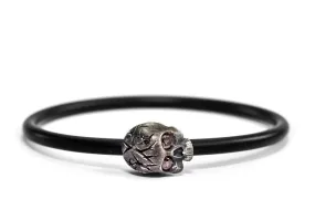 Skull Neoprene Bangle