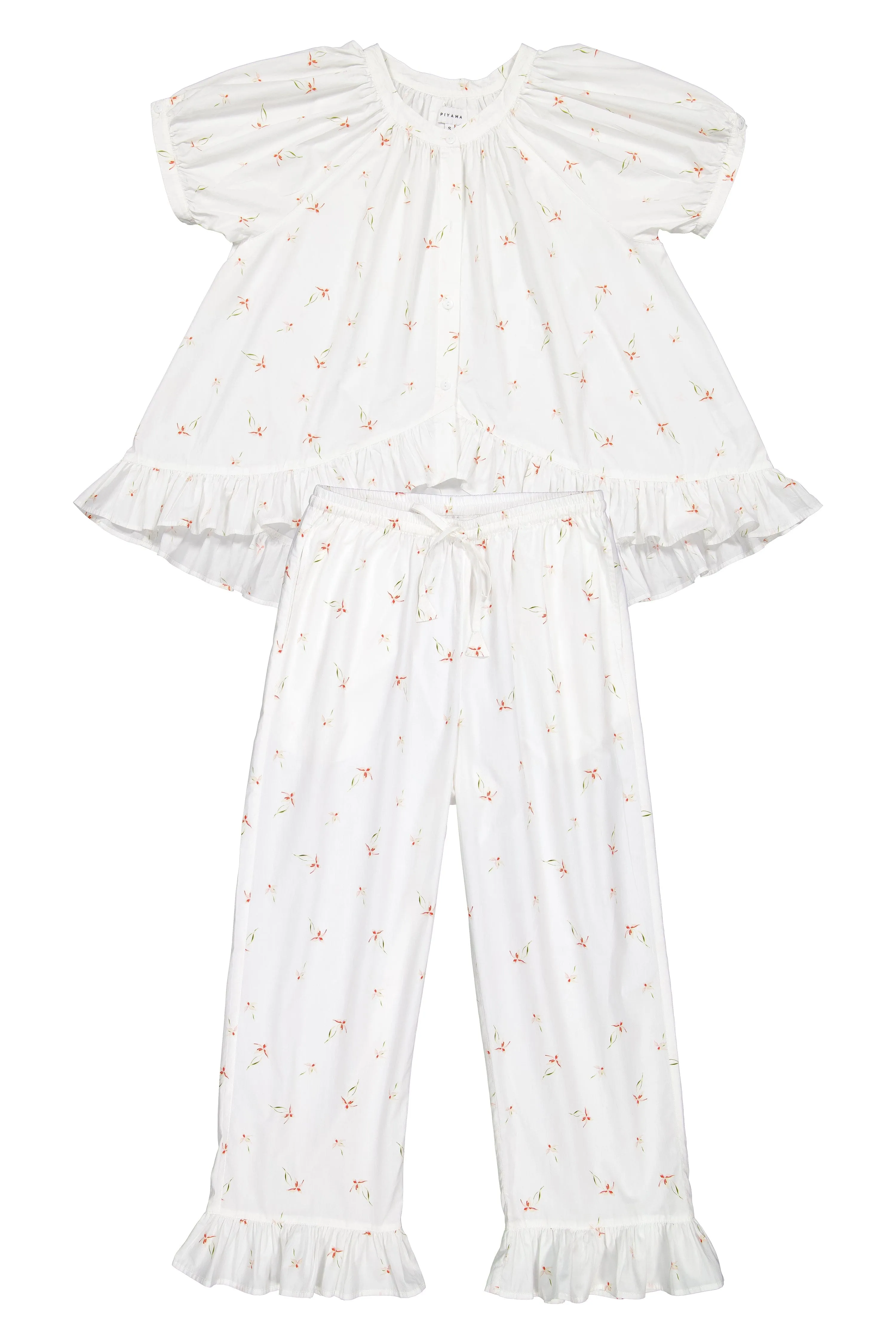 Sophie Sleep Set - Pants - Cotton - Lily