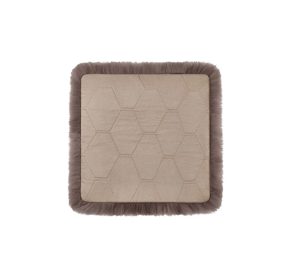 Square Wool Seat Cushion 45Cm X 45Cm