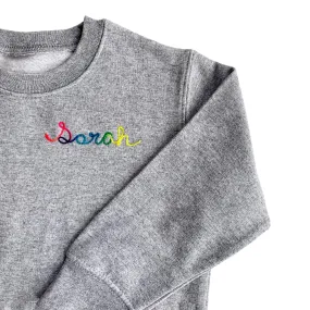 The Kids Chainstitch Sweatshirt - Gray