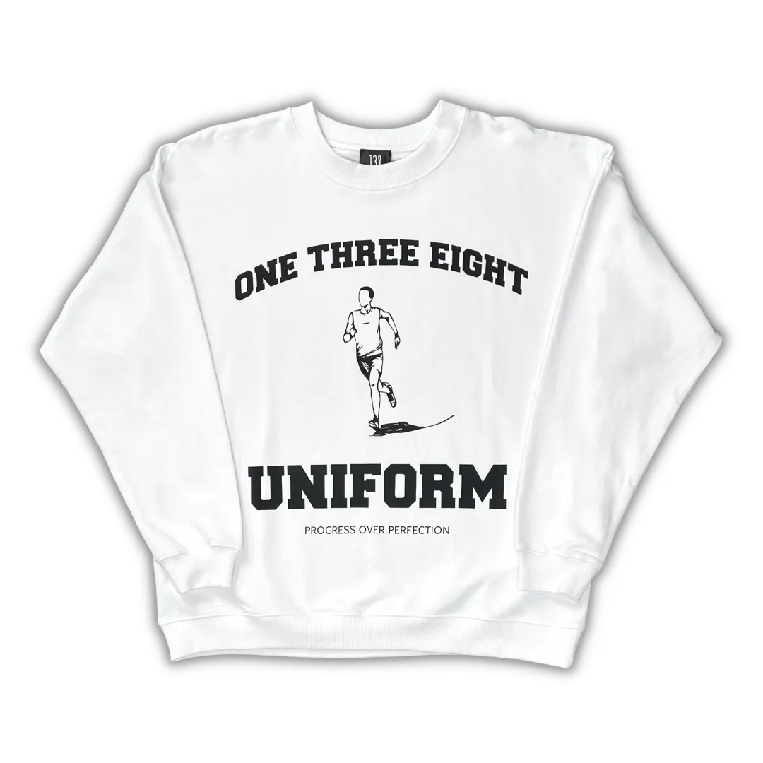 UNIFORM COLLEGE CREW - OFF WHITE