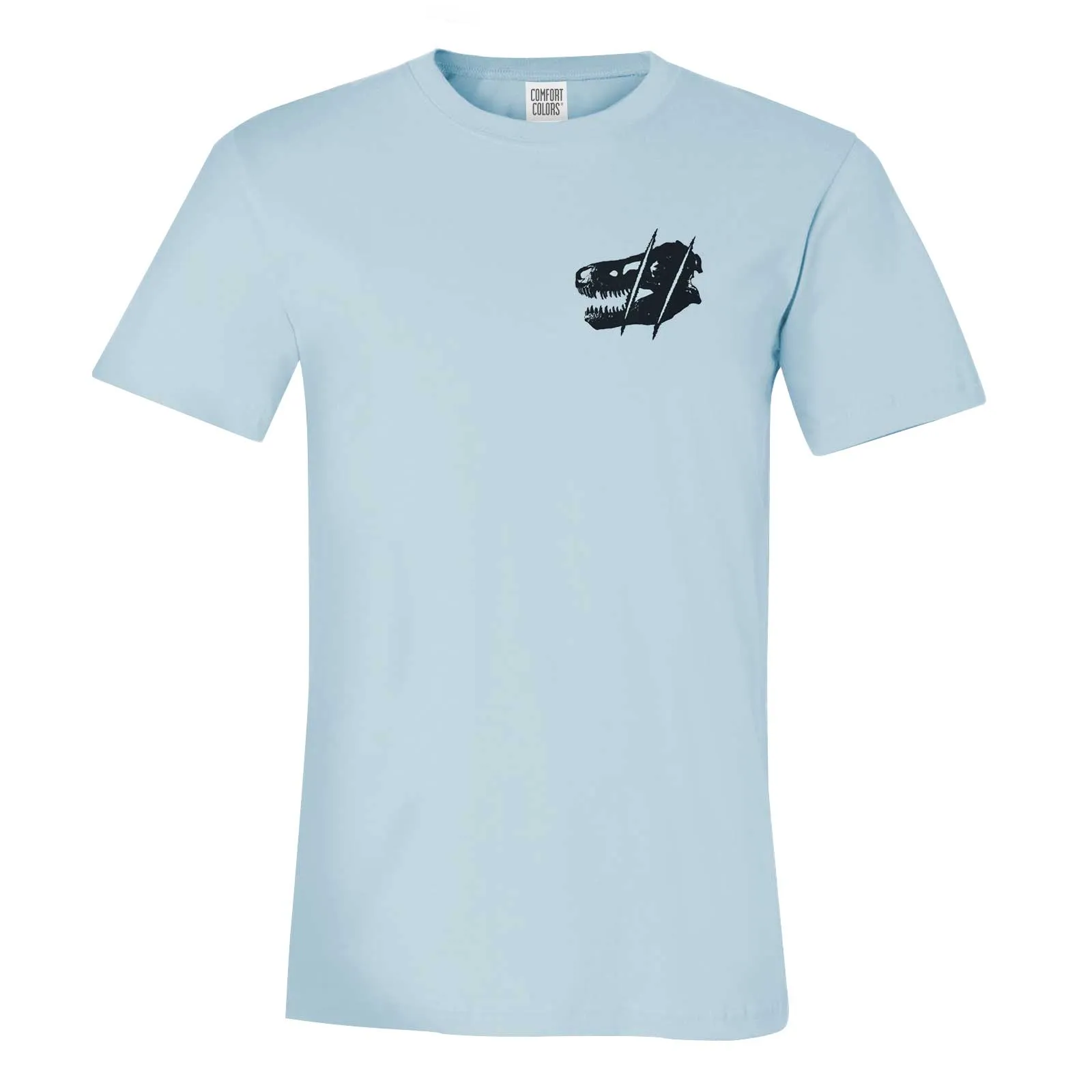 Unisex Dino Field Museum Badge T-Shirt - Light Blue