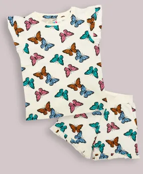 Ventra Butterfly Shorts Set